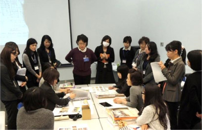 商品開発メンバーとして、「サンデーラテハウス」に女性社員2人が参加。研修を兼ねていたので、意識向上にも役立った。